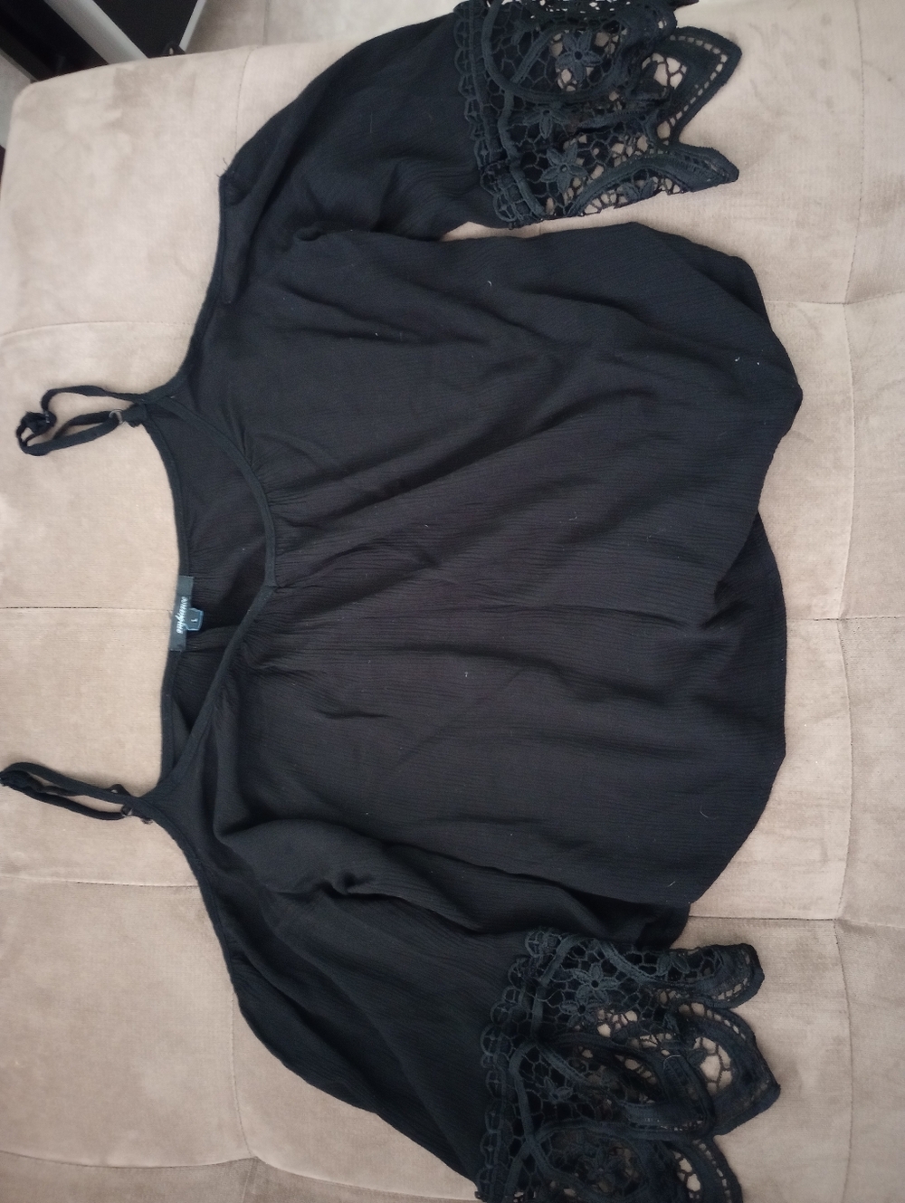 Adult - Ambiance Black Cold Shoulder Top